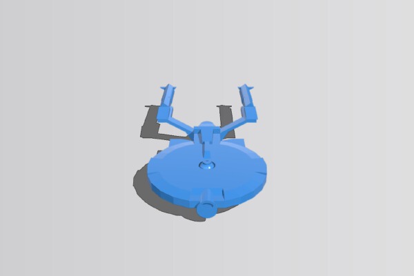discovery class starship | 3d print model