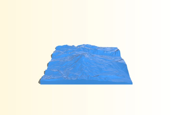 Mount Jefferson | 3d print model