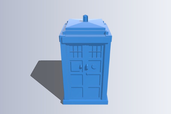 Matt Smith's Tardis | 3d print model