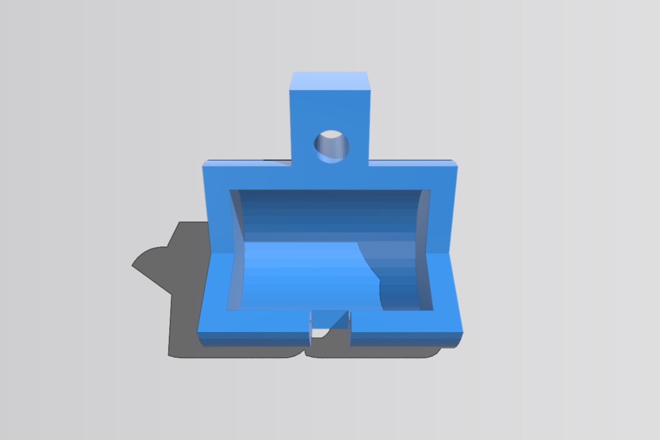 Creality K1 extruder arm spring mount
