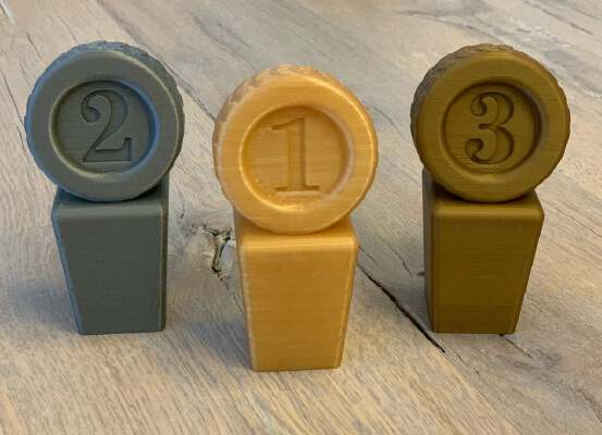 Wheel Trophy for (Slot) Car | 3d print model