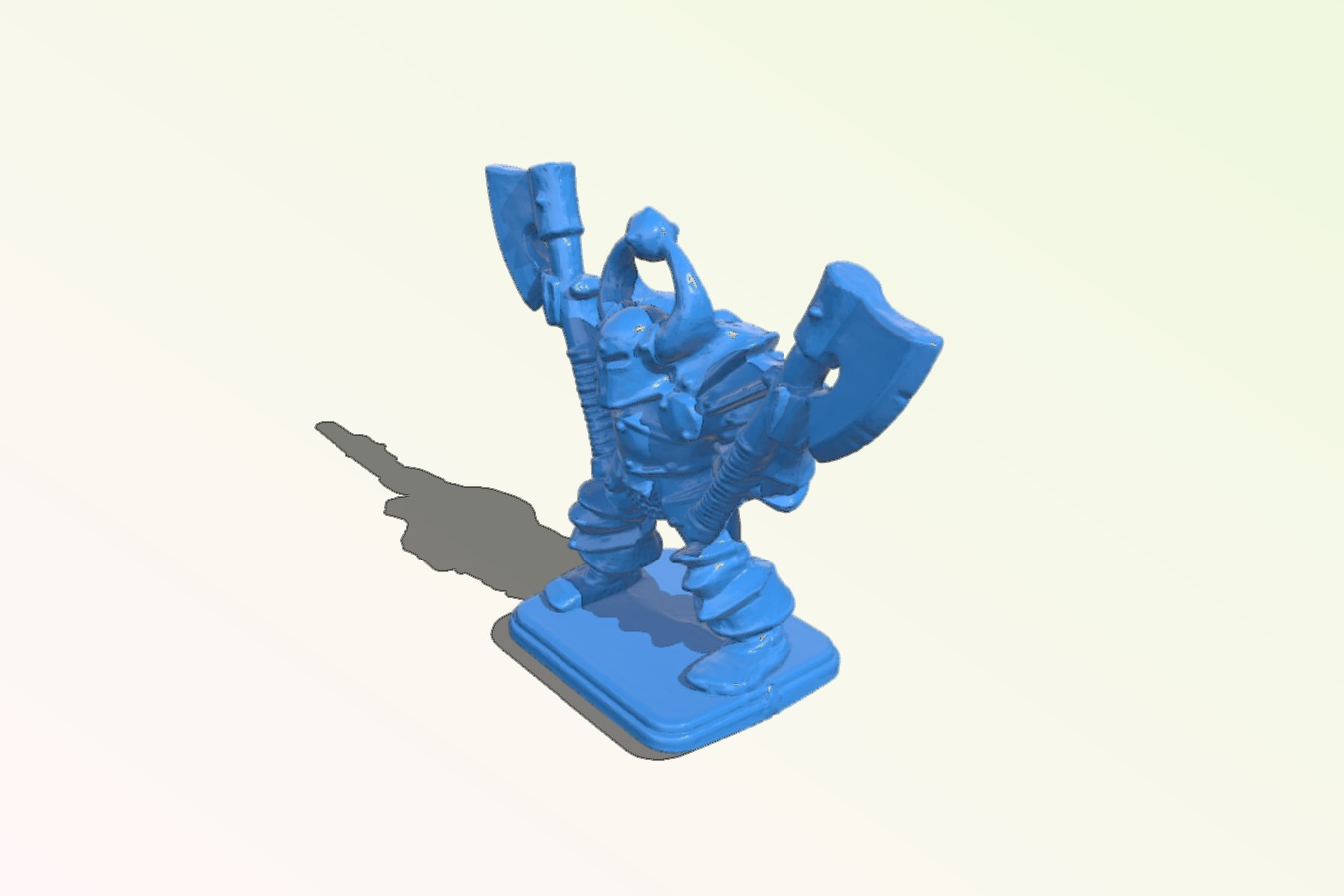 Dual wielding Chaos Warrior