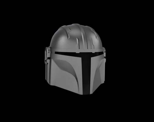 Mandalorian Inspired Helmet, The Rook | 3d print model