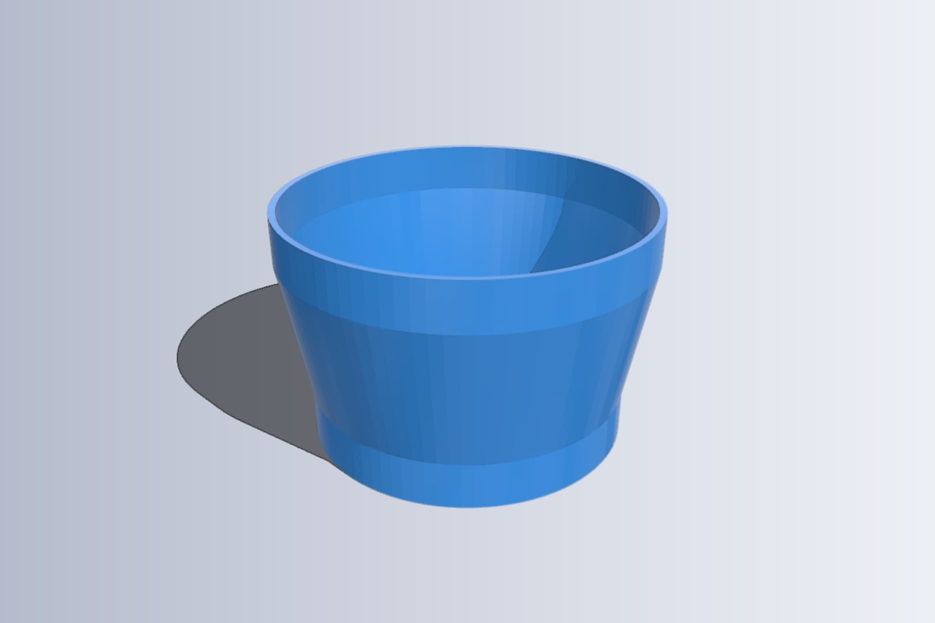 Parameterized flanged lens hood