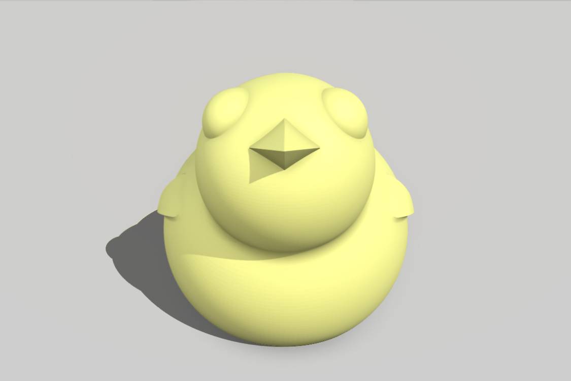 Easter Chick | 3d print model