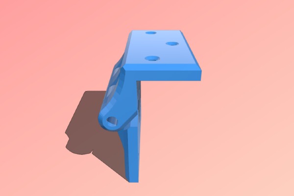 Charnière d'angle - Corner Hinge (one piece) | 3d print model