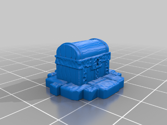 Numeric Fantasy Objective Markers (28mm_32mm scale) | 3d print model