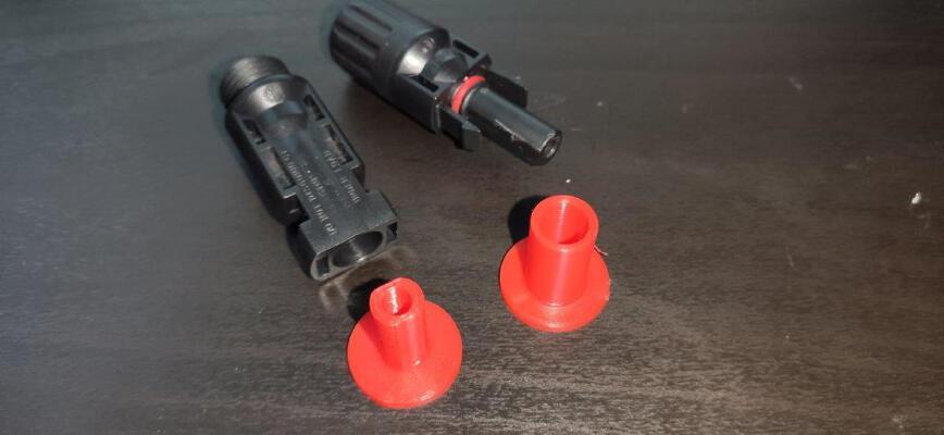 MC4 Solar Dust Covers _ Caps | MC4 Solar Staubkappen | 3d print model
