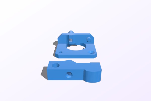 CR10 Extruder Reversed | 3d print model