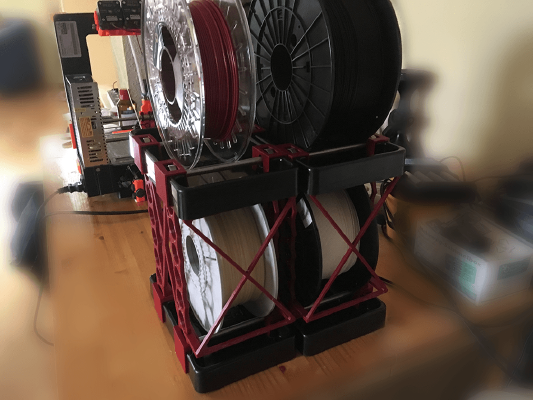 Spoolholder improvment for Prusa i3 MK2 MultiMaterial | 3d print model