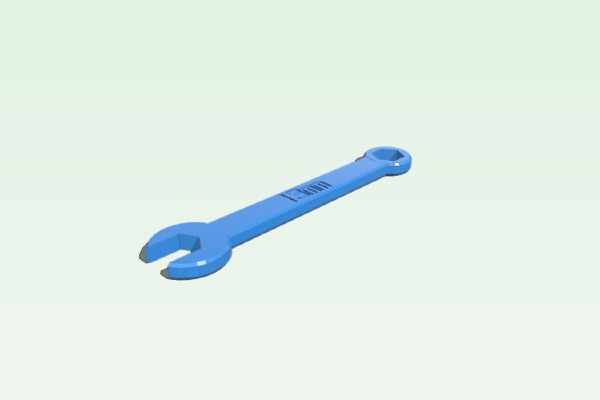 13mm trial wrench | 3d print model