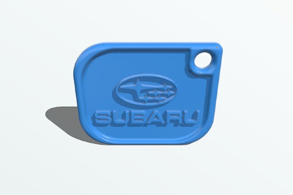 Subaru keychain | 3d print model