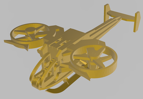 Helicopter Scorpion | 3d print model