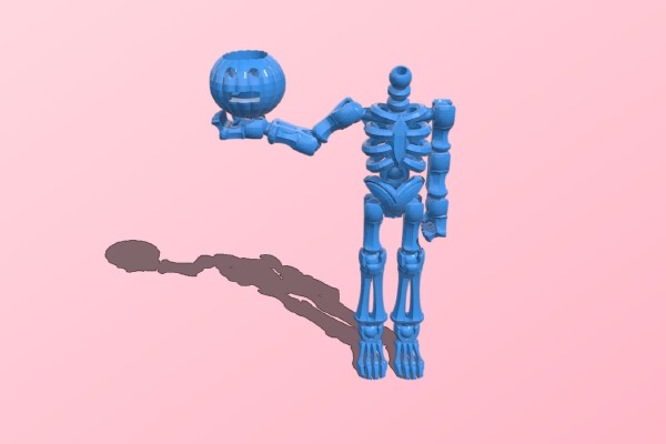 Halloween skeleton | 3d print model