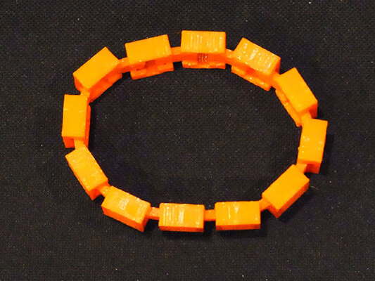 Customizable Bracelet - Choose your own colours, print then link together and wear!. | 3d print model
