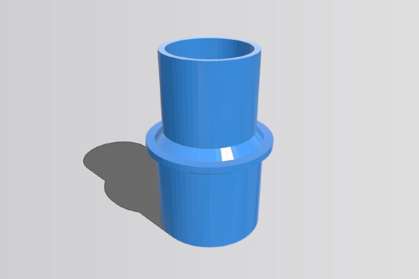 Porter Cable Orbital Sander Vacuum Hose Adapter | 3d print model