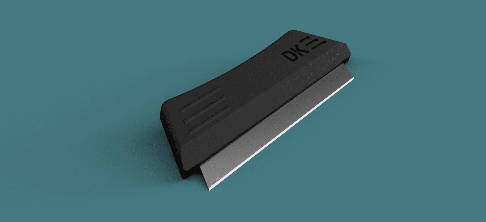 Utility knife blade scraper