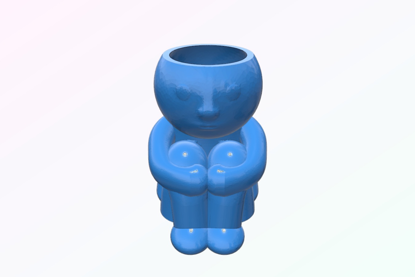 Crouching Plant Guy (Based on Naomi Chiba's sculpture)