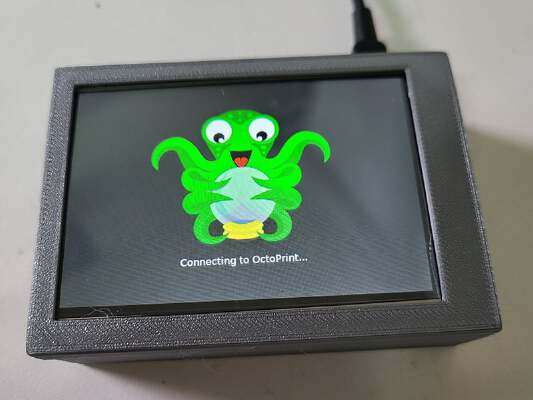 Perfect match Raspberry Pi 3B + Waveshare 3.5 inch Touch LCD enclosure (case) for Octopi | 3d print model
