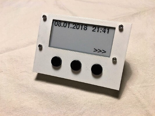 E-Ink Display Console | 3d print model