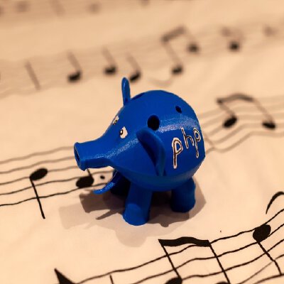 Elephpant Ocarina | 3d print model