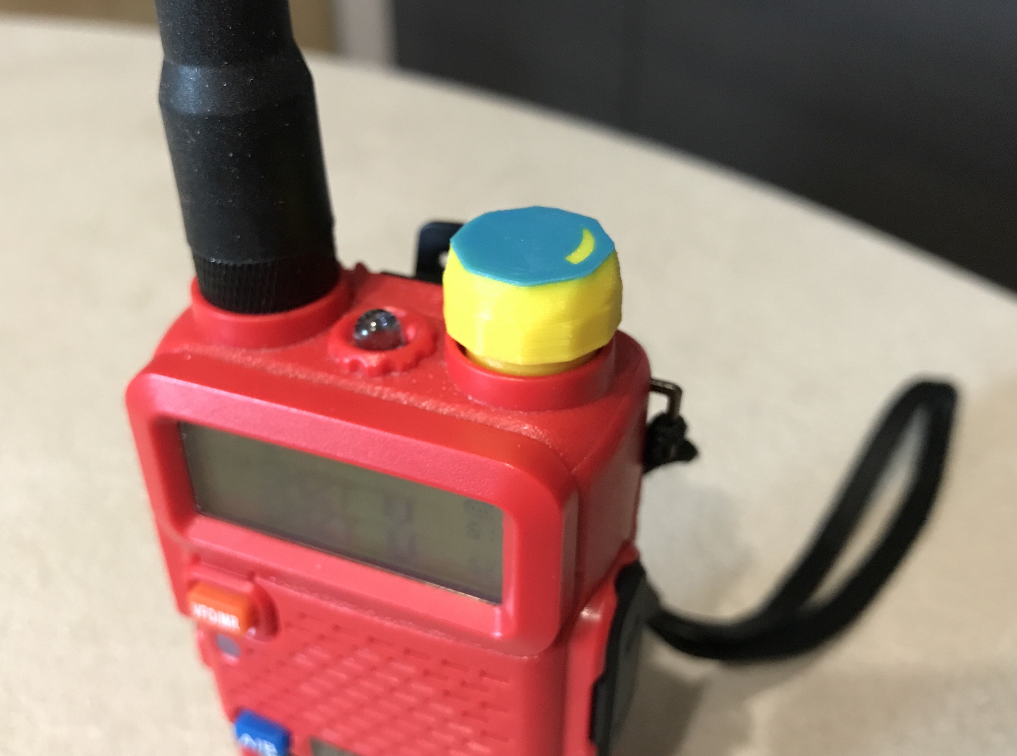 Baofeng UV-5R knob replica