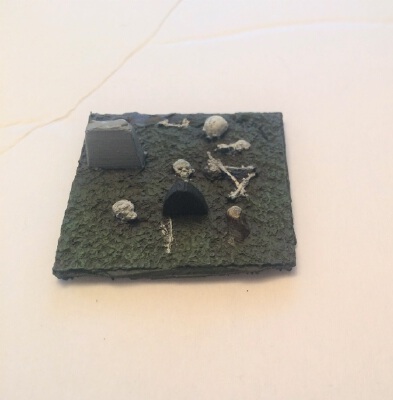 Decrepit Cemetery Miniature | 3d print model