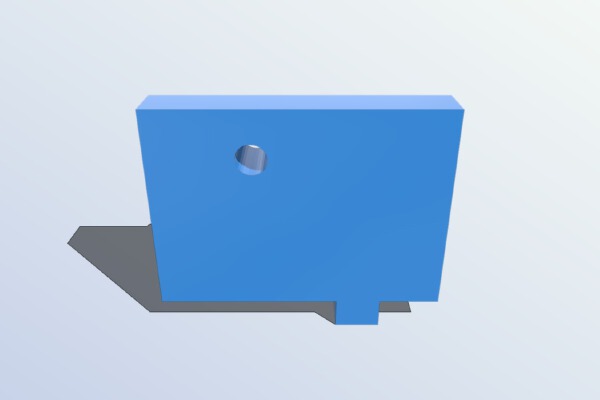 Satsana Duct Right Holder _ Stopper | 3d print model