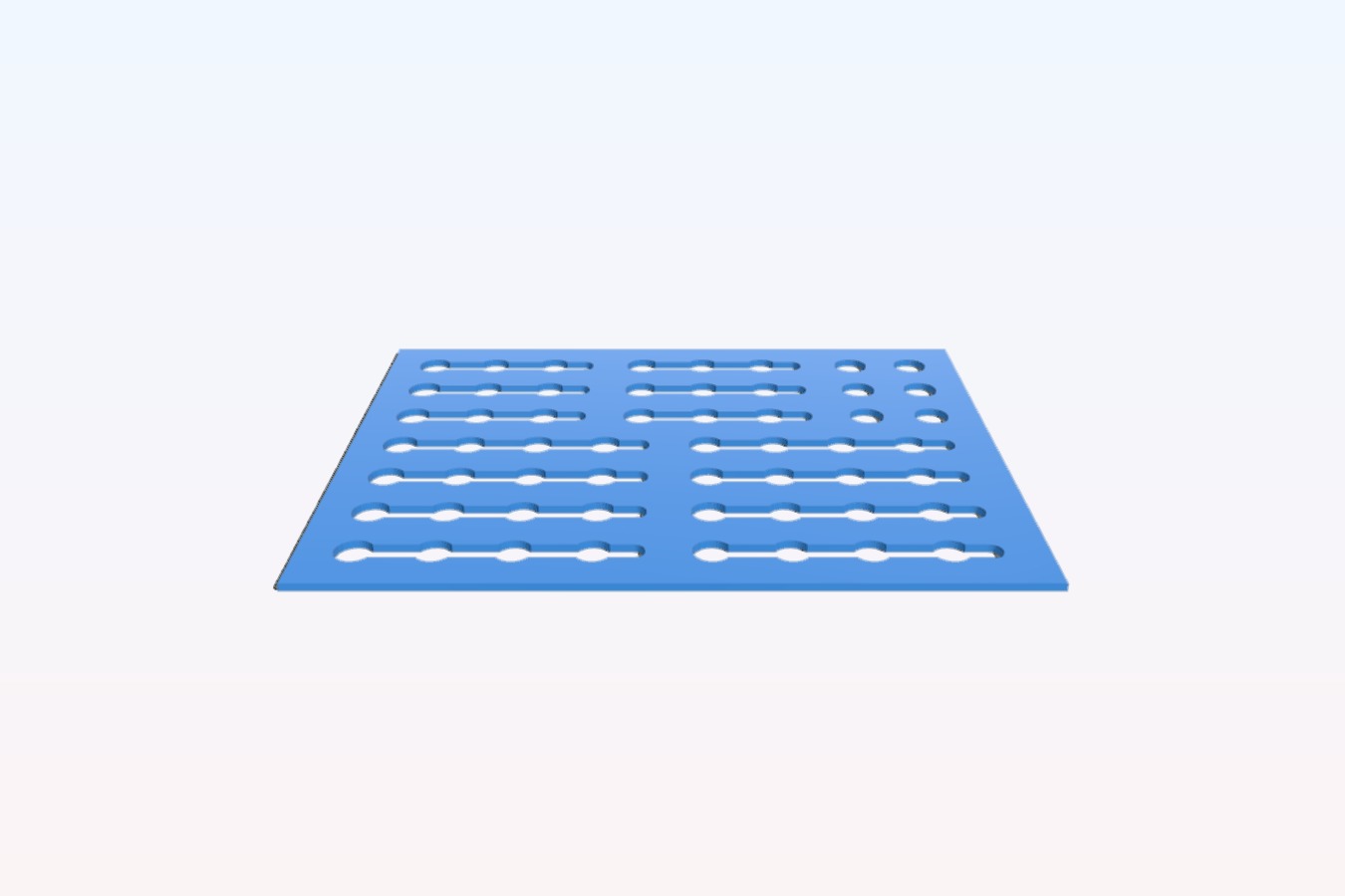 Conductive tracks template for a flexible keyboard with Oogoo (Plantilla de pistas conductoras para un teclado flexible con Oogoo)