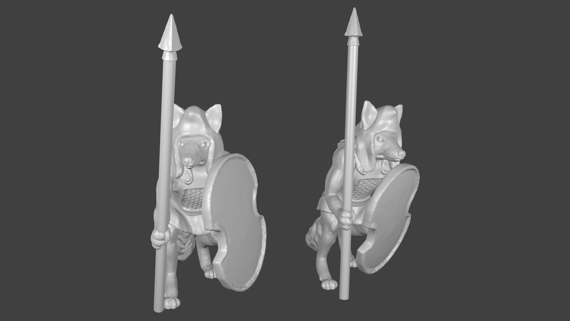 Foxmen: Foxmen Warrior Miniatures Persian Style versions