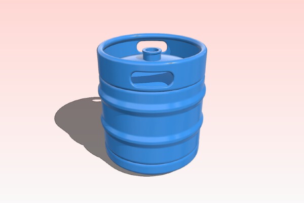 EURO KEG 30L for RC car 1:10 | 3d print model