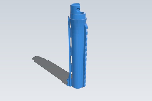 Action Army AAP01 (airsoft) Railed Automag barrel fibre optic front sight | 3d print model