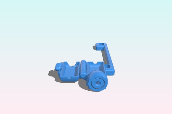 MP Select Mini Combo Filament Filter and Guide - Revised with Guide Ring | 3d print model