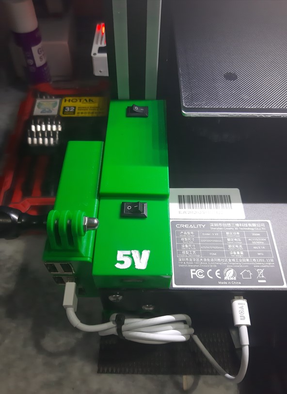 Vertical Raspberry Pi Case