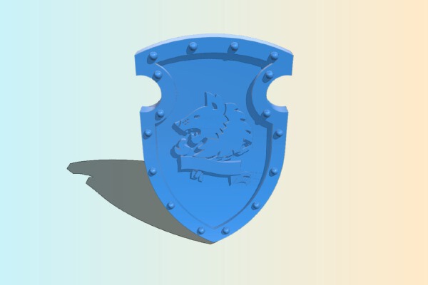 Warlord Canis Emblem | 3d print model