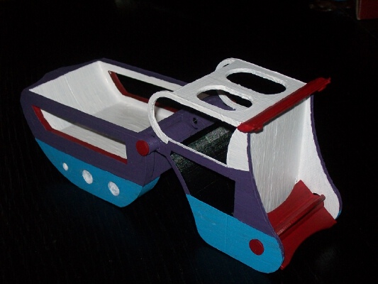 Bateau articulé | 3d print model