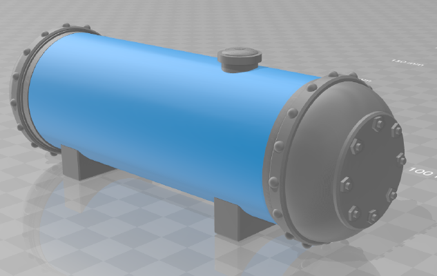 DIY - Industrial Tanks (Toilet Paper rolls) - WH40k | 3d print model