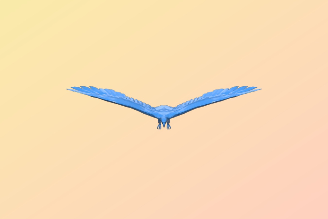 Soaring eagle