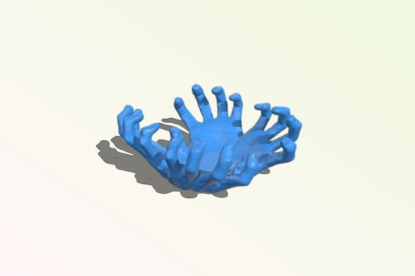 Bowl of hands | 3d print model