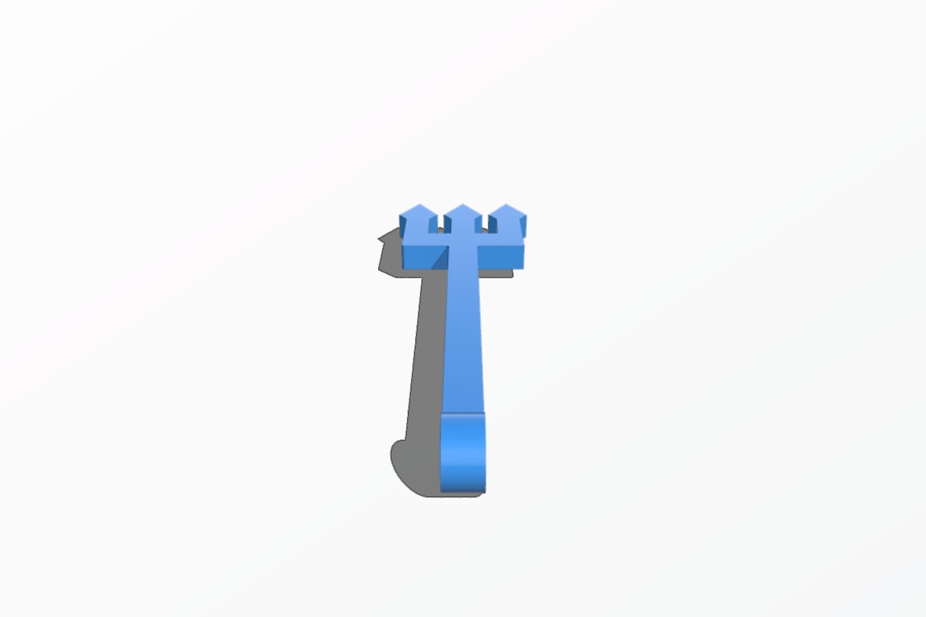 Man Utd Devil Fork w_ Key Ring