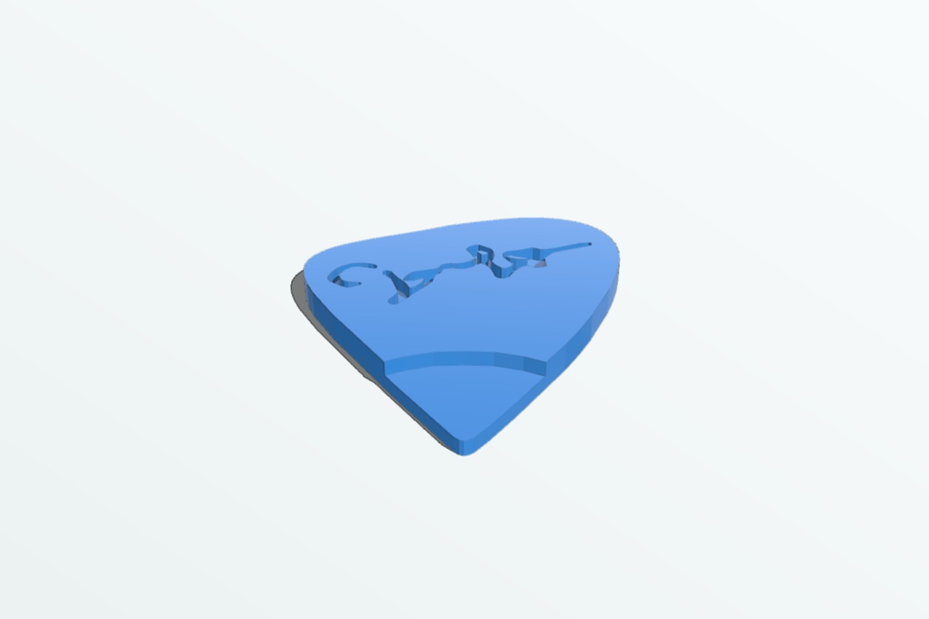 Signature Guitar Pick by tortoisehawk
