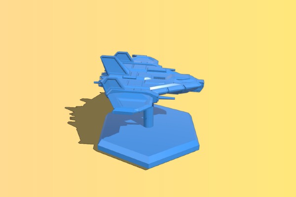 Star Dagger Aerospace Fighter | 3d print model