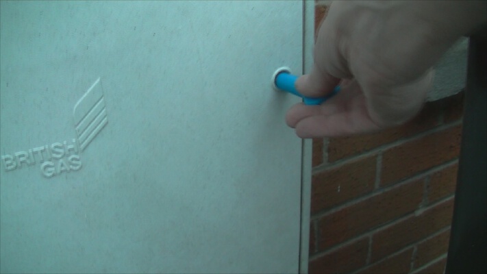 Meter Cupboard Key Triangle Long | 3d print model