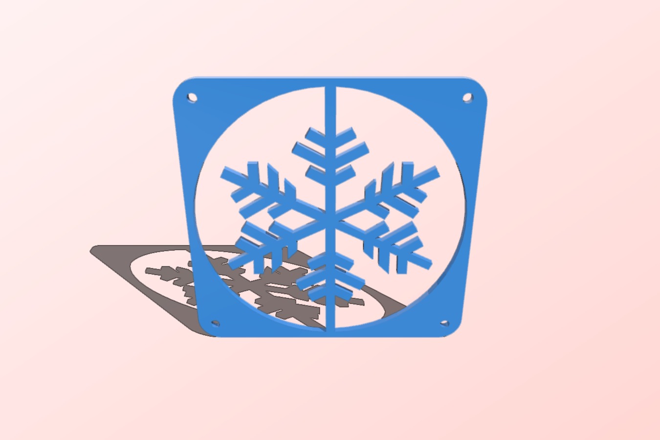 120mm Fan Grill "Snowflake"
