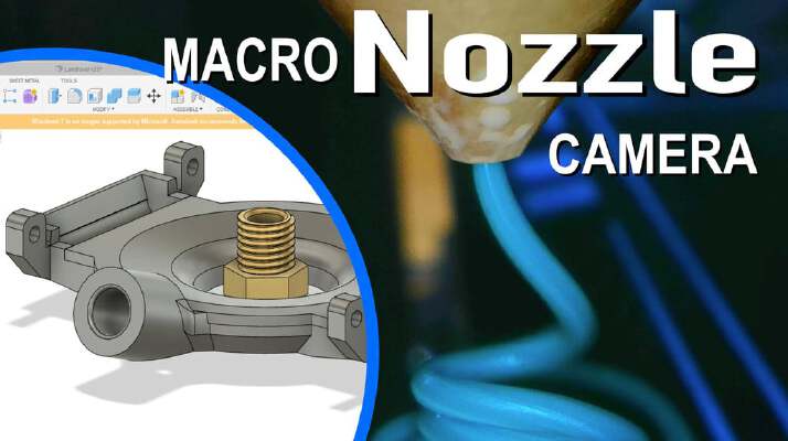 Nozzle Camera Mount | 3d print model