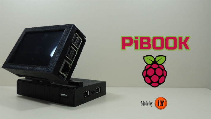 PiBOOK - Mini Computer with Raspberry Pi | 3d print model