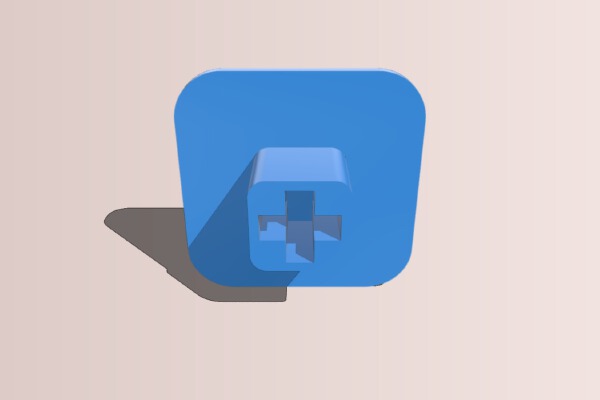 Square Keycap to suit Cherry MX Switches | 3d print model