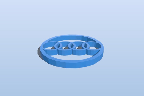 Audi Shopping chip | 3d print model
