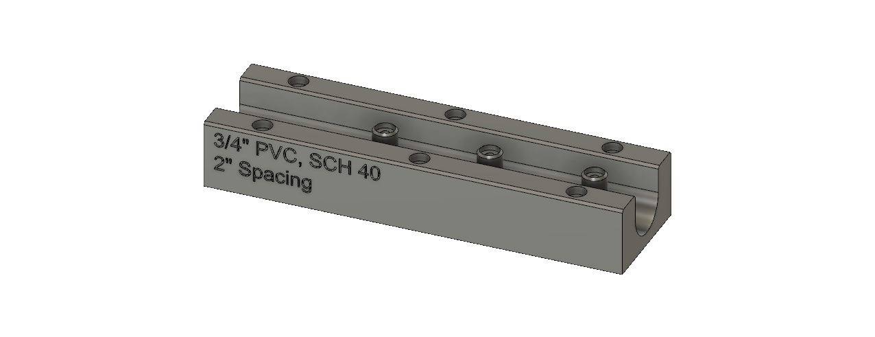 3_4 Inch PVC Pixel Jig (Multiple Spacing)