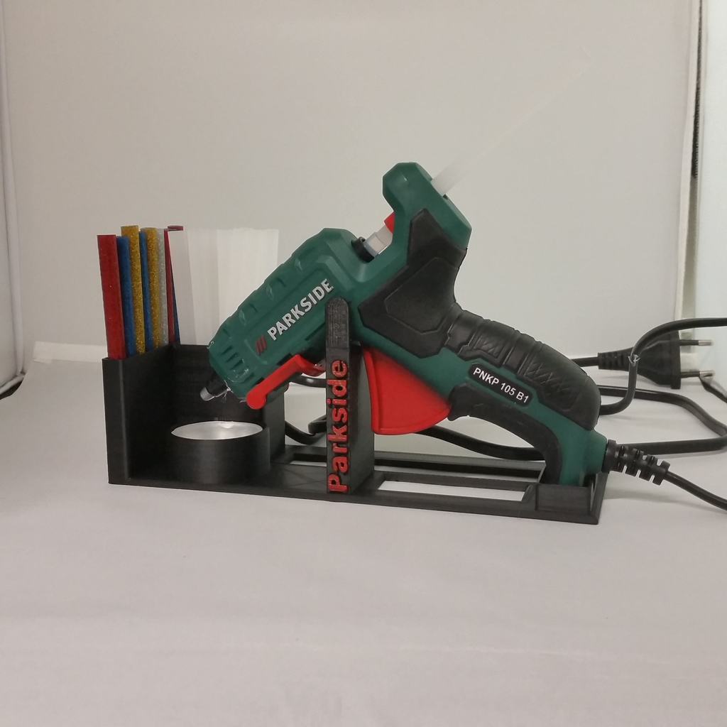 Hot glue gun stand , Ablage für Heißklebepistole